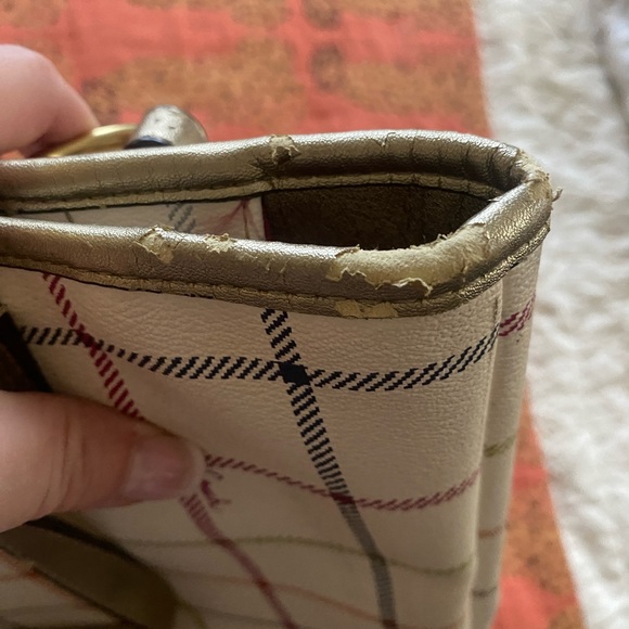 Coach Peyton Tattersall Multicolor Plaid Tote - Picture 3 of 6